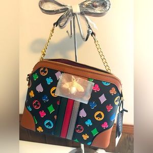 Super Cute Colorful Bee Charm Crossbody with Matching Wallet